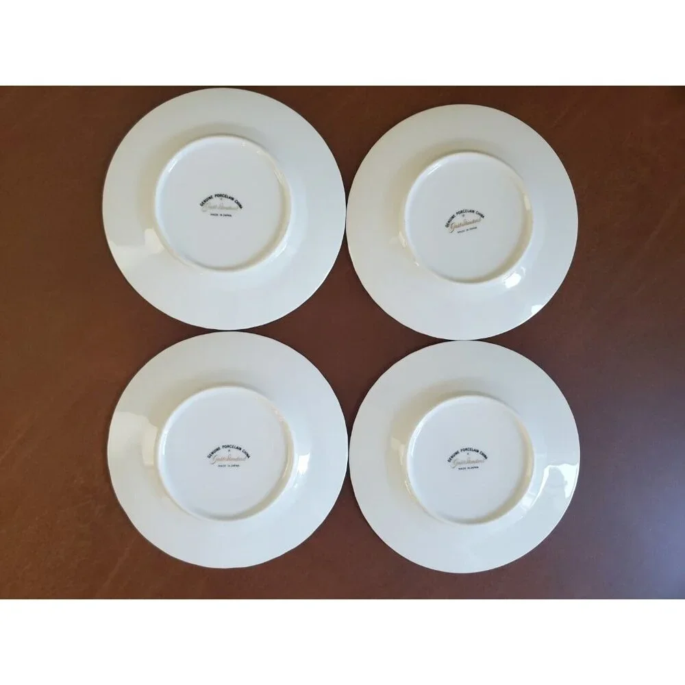 Vintage Gold Standard Genuine Porcelain China Set Of 4 Bread & Butter Plates‎ 6